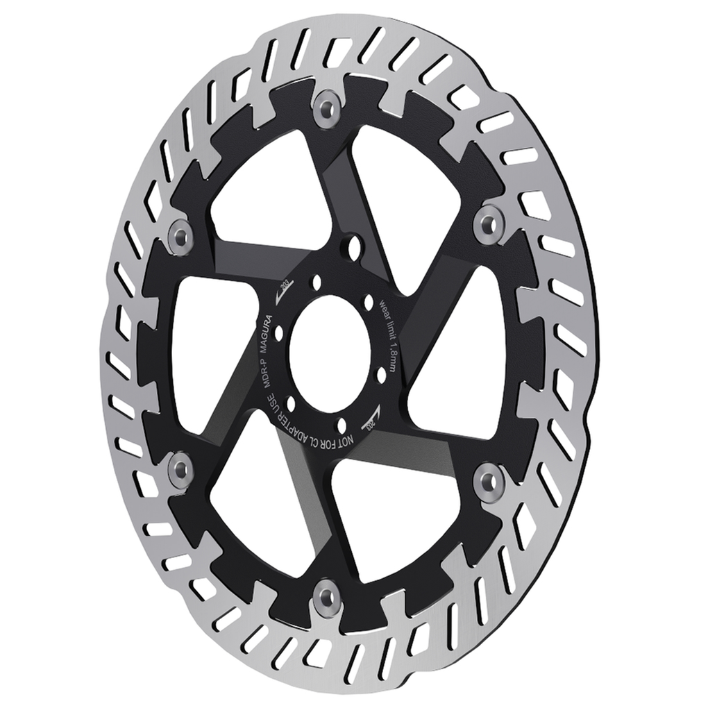 Magura Rotor MDR-P, ? 203 mm, 6 hole with 6 steel mounting bolts (PU = 1 piece) WARNING: Never use with centerlock adapter!