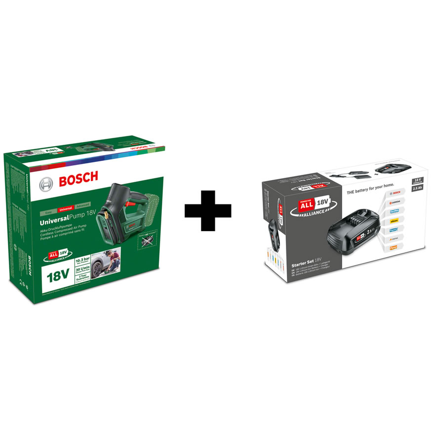 Bosch Universal Pump + 18V akumulátor