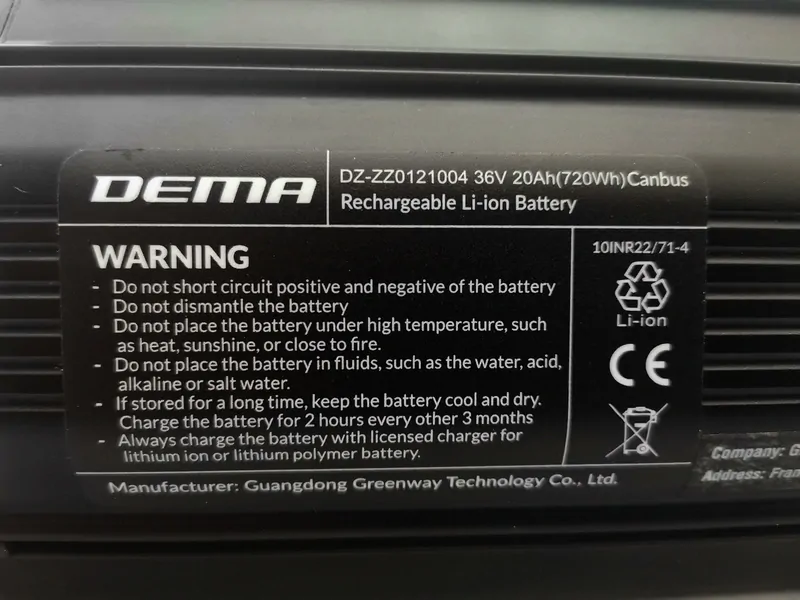 Greenway Smart 36V, 20Ah