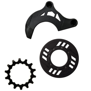  MIRANDA chainguard-set for e-bike incl. chainring 14 teeth and chainguide, black (BDU2xx) (PU = 1 set)