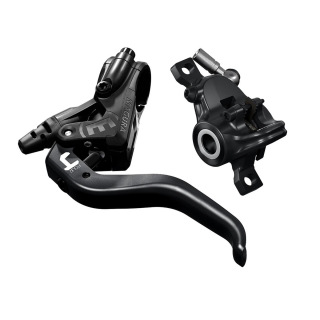 Magura MT4, 2-finger aluminum light-weight-lever blade, for left or right, 2,200 mm tubing length, single brake, incl. accessories (PU = 1 piece)