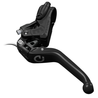 Magura Master MT5e, opener, 3-finger aluminum lever blade with ball-end, black, HIGO-opener, normally closed, 150 mm tubing length (PU = 1 piece)