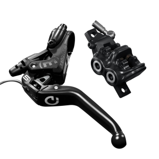 Magura MT5e, HIGO-Opener, normally closed, 150 mm tubing length, 3-finger aluminum lever blade with ball-end, for left or right, 2,200 mm tubing length, single brake, incl. accessories (PU = 1 piece)