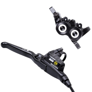 Magura CMe5 right, 4-finger aluminum lever blade with ball-end, 2,200 mm cable length, single brake, incl. Accessories (PU = 1 set)