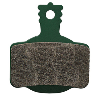 Magura Brake pads 7.S, Sport, green, incl. pad retaining screw aluminum and black, MT disc brake 2 piston, 2 single brake pads, ECE marking (PU = 1 set)