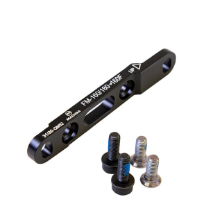 Magura QM 52 Flatmount adapter front wheel F160/180-160, incl. M5x10 countersunk head screws and screws FM M5x14 T25 (PU = 1 set)