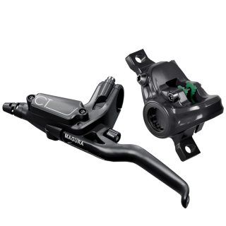 Magura CT4, 3-finger Carbotecture® lever blade, left, 2,200 mm tubing length, single brake, incl. accessories (PU = 1 piece)
