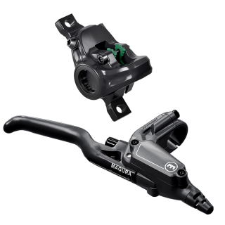Magura CT4, 3-finger Carbotecture® lever blade, right, 2,200 mm tubing length, single brake, incl. accessories (PU = 1 piece)