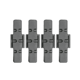 Brake pads grey: standard brake pad for hard anodized and ceramic rims (PU = 2 sets)