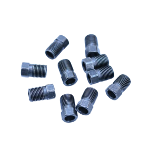 Sleeve nut, M8x0,75, black, not for MT brakes (PU = 10 pieces)