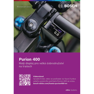 Bosch eBike - průvodce Purion 400 CZ