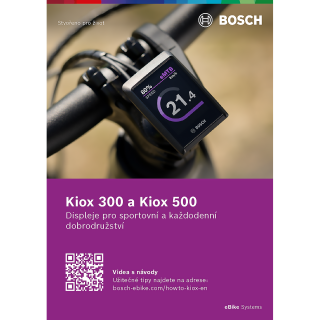 Bosch eBike -průvodce Kiox 300 / Kiox 500 CZ